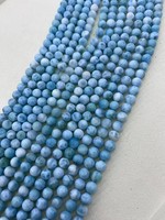 Perles de pierres précieuses naturelles en larimar bleu poli Chili Jewels pour la fabrication de bijoux