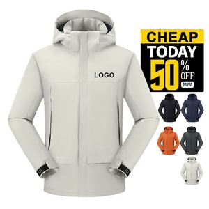 Vestes d'hiver pour hommes en polyester imperméable, coupe-vent, pour la randonnée et la pêche, avec logo personnalisé, également disponibles pour femmes. - Product Image 1