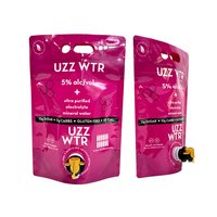 Logo personnalisé 1L 2L 5L 10L 20L Sac à bavoir aseptique avec robinet Sac à vin Sac à bavoir liquide pour jus de fruits boissons dans une boîte distributeur