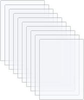 Lot de 6 feuilles acryliques 5x7 " - 0.043" d'épaisseur de feuilles de plexiglas extrudé transparent pour l'artisanat, le cadre photo, l'affichage de projets et le bricolage