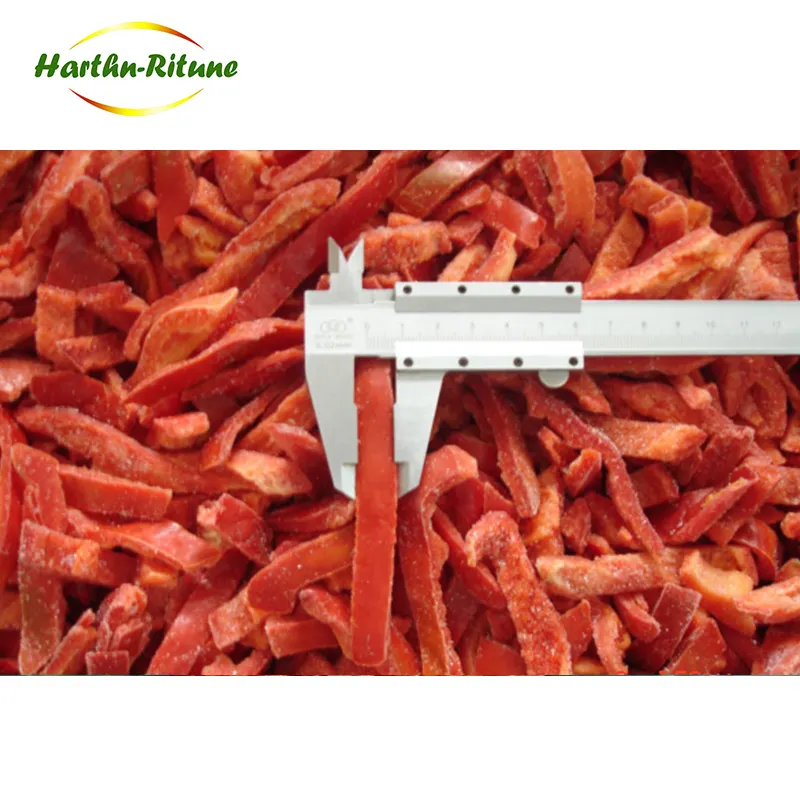 Frozen diced red pepper