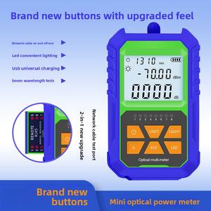 Compteur de puissance à <span class=keywords><strong>fibre</strong></span> <span class=keywords><strong>optique</strong></span> Ftth Kit d'outils à <span class=keywords><strong>fibre</strong></span> 3 en 1 Testeur de câble de réseau d'équipement - Product Image 5