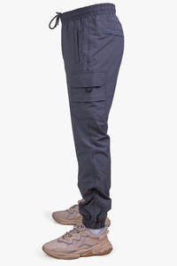 Jeans tactiques décontractés à jambe skinny en charbon de bois, coupe régulière, pantalon de travail, lavage plat, respirant, tricoté, 100% coton, en vrac - Product Image 2