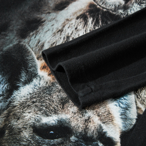 Camicie Casual per gli uomini di straordinaria qualità t-shirt a manica lunga stampa a sublimazione con motivo a carattere Jersey in tessuto bianco digitale - Product Image 6