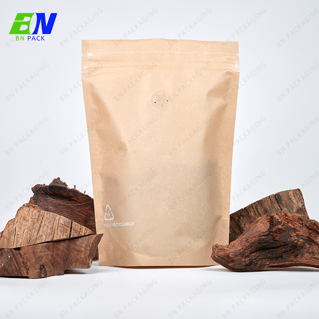 Mono Material Stand up Pouch Sustainable Food Packaging Zipper Bag Eco Friendly Recyclable Doypack