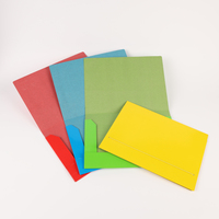 Carpeta de papel A4/FC Carpeta elástica de cartón surtido de colores Carpeta simple de 400GSM de espesor