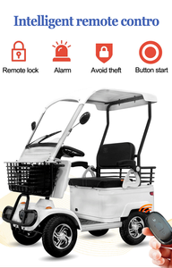 2024 새로운 전기 자전거 스쿠터 4 바퀴 650W 60V 20Ah 32 Ah장거리 성인용 전기 골프 카트 - Product Image 6