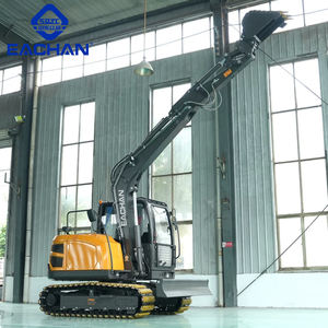 Excavadora de motor potente EPA Euro 5, máquina de minería de 6,5 toneladas, embolsadora grande para paisajismo, pista de goma, excavadora fuerte, envío gratis - Product Image 6