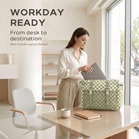 Sac de yoga pour femme, grand format, imperméable |   Chaîne antivol à fermeture éclair, 12 poches, 2 poches isolées en feuille d'aluminium, toutes saisons, usage quotidien