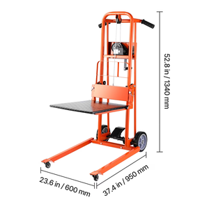 Chariot de levage <span class=keywords><strong>manuel</strong></span> portable avec treuil, capacité de charge 150 kg, chariot de levage <span class=keywords><strong>manuel</strong></span> pliable multifonctionnel pour entrepôt - Product Image 5