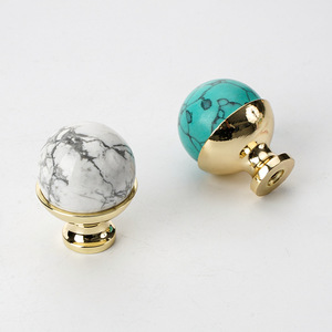 Zinc Alloy Modern Single-Hole Drawer Handle Round Cabinet Wardrobe <b>Door</b> <b>Knob</b> Bedroom Bathroom Kitchen Colored Marble Furniture - Product Image 1
