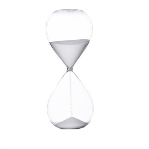 Minuteur sablier moderne 15 <span class=keywords><strong>minutes</strong></span> |   Verre transparent avec sable bleu |   Décoration écologique et portable pour la maison/le bureau - Product Image 6