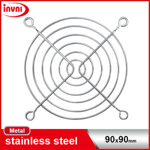 Protector de Ventilador de Ventilación de Acero Inoxidable de Alta Calidad para CA/CC, 90x90 mm (SG090-B1) - Marca INVNI - Product Image 2