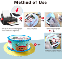 Edible Paper Printer Machine for Edible Icing Sheets Edible Sugar Paper Wafer Paper Chocolate Transfer Printing