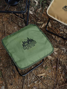 Chaise et tabouret de jardin pliants d'extérieur en gros avec sac de rangement zippé pour pique-nique, camping, plage, pêche, voyage - Product Image 3