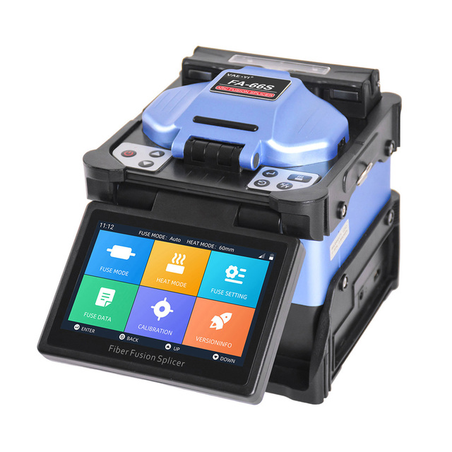 FA-66S 6 Motors Optical Fiber Fusion Splicer  Automatic Fusion Splicer  Splicing Machine