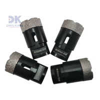 Mèche diamantée brasée sous vide M14 pour perçage à sec et humide, scie cloche pour carrelage en porcelaine, marbre, granit, maçonnerie