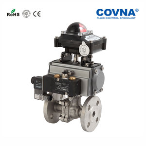 Válvula de Bola Neumática de Retorno por Resorte de 2 Vías con Brida de Acero Inoxidable de 2 Pulgadas COVNA - Product Image 5