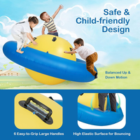 Jouet d'équilibre gonflable en PVC pour enfants, sport de plein air, bâton à bascule, boule tournante, dôme, balançoire, boule à bascule