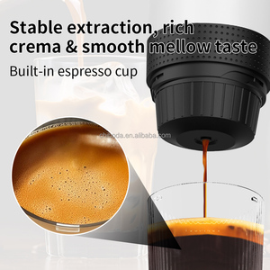 Cafetera Portátil 3 en 1 <span class=keywords><strong>de</strong></span> 20 Bares con Pantalla Digital <span class=keywords><strong>de</strong></span> Temperatura, Compatible con Cápsulas y Café Molido, Ideal para Viajes, Campamentos y Oficina - Product Image 6