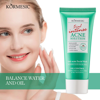 KORMESIC – Kit de Soins Visage et Corps 5-en-1 Certifié Bpom, Solution Intense Anti-Acné, Rajeunissant, Nourrissant et Éclaircissant