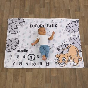 Meilleures ventes : Couvertures de jalons mensuels pour bébés en flanelle, personnalisables par sublimation, anti-boulochage, toutes saisons, 300 g/m², 400 fils/cm², pour nouveau-nés - Product Image 2
