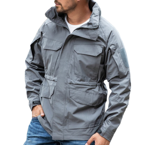 سترة مقاومة للاهتراء وخدش العواصف مقاومة للماء بالكامل في الهواء الطلق سترة بقشرة ناعمة مضغوطة سترات رجالية - Product Image 5