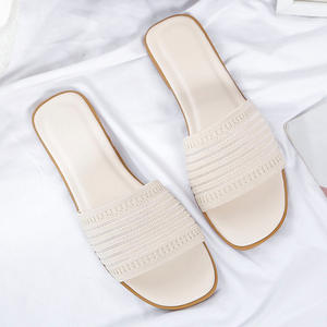 Nueva versión coreana Zapatos planos Cinturón <span class=keywords><strong>de</strong></span> una palabra Rome Wear Chic Fairy Sandalias <span class=keywords><strong>de</strong></span> <span class=keywords><strong>mujer</strong></span> - Product Image 3