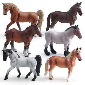 Modelo de Caballo de Simulación de Animales Salvajes para Niños, Réplica Holandesa del Caballo Tennessee Walker, Juguete Decorativo - Product Image 2