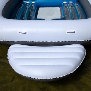 Nuevo inflable enorme bay breeze velocidad barco parte isla flotante balsa de Río - Product Image 6