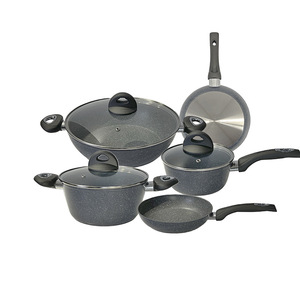 Imitation Maifan Stone Non-Stick Pan Set 8-Piece Cookware Hand Wash Only - Product Image 2