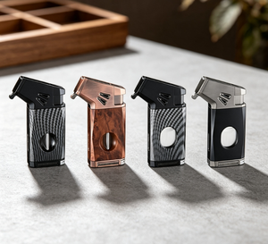 Premium Cigar <b>Lighter</b> with Cutter and Punch for Professional Smokers - Product Image 1
