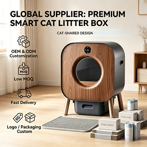 Grossiste OEM Litière Automatique Intelligente pour Chat, Boîte Wi-Fi Électrique à Nettoyage Rapide Semi-Automatique, Facile à Entretenir - Product Image 2