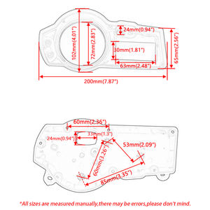Boîtier de compteur de vitesse et de tachymètre pour moto, compatible avec <span class=keywords><strong>Suzuki</strong></span> GSXR1000 GSX-R <span class=keywords><strong>1000</strong></span> K3 <span class=keywords><strong>K4</strong></span> 2003 2004 - Product Image 2