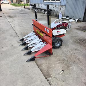 New Crop Grain <b>Harvester</b> Mini <b>Harvester</b> Machine Handcart Tractor Drive Wheat Cotton <b>Corn</b> Featuring Gearbox Weed-Cutting Harveste - Product Image 3