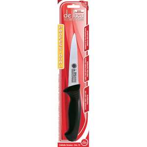 COLTELLO MACELLAIO SCANNARE PROFESSIONNEL DE LUCA MANICO PLT/INOX CM 14 - Product Image 1