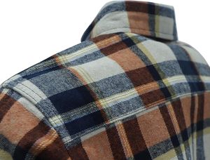 Mùa thu ấm FR quần áo nfpa2112 en11612 FRC công nghiệp làm việc Áo sơ mi chống cháy 9.5oz ARC an toàn chống cháy flannel - Product Image 5