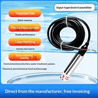 Transmetteur de niveau submersible, sonde de niveau d'eau hydrostatique, pour réservoirs d'eau, piscines, transducteur 420 mA, précision 0,5%