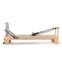Peralatan Studio Multifungsi Pilates Reformer Profesional Full Rail dengan Half Tower untuk Home Gym
