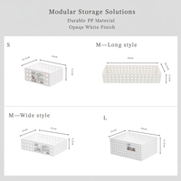 Caja de Almacenamiento Plegable Personalizada, Larga y Ancha, OEM ODM, Caja de Plástico de Gran Capacidad, Organizador para Hogar y Oficina, Almacenamiento de Juguetes en Venta