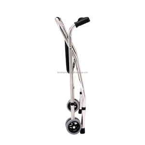 Fácil plegable y limpieza Ayudas para caminar Ancianos y discapacitados Simple Barato Andador para caminar con asiento de descanso - Product Image 6