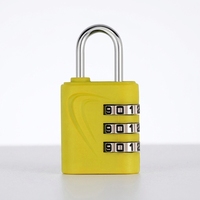 Cadenas à combinaison à 3 chiffres en alliage de zinc, corps métallique, serrure à code pour valise, bagage, sac de voyage
