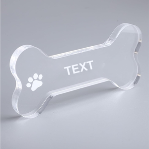 Custom Crystal Bone Shape <strong>Pet</strong> Memorial Ornament Elegant Dog Sympathy <strong>Gift</strong> <strong>Loss</strong> of Dog Remembrance Keepsake Decorative Jewelry - Product Image 1
