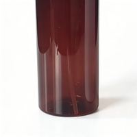 Bouteille pulvérisateur à gâchette plate en plastique PET noir réutilisable de 500 ml pour nettoyage automobile, brume fine, vente en gros