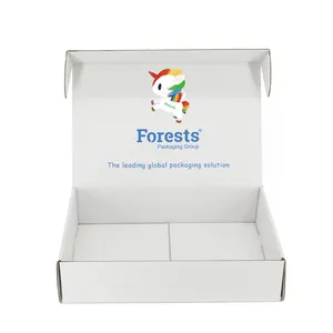 定制品牌标志印刷棕色可折叠便携式牛皮纸男士鞋盒邮政盒带定制标志印刷
