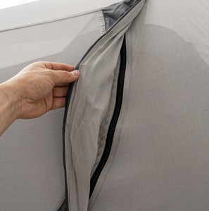 Abri de protection contre les ondes électromagnétiques Safe Cave, en nylon enduit d'argent pur, protection renforcée, tente pop-up en forme de bateau <span class=keywords><strong>Faraday</strong></span> - Product Image 6