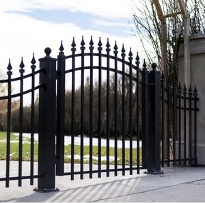 <span class=keywords><strong>รั้ว</strong></span><span class=keywords><strong>เหล็ก</strong></span>ประตูแบบกำหนดเองประตูแกว่งวิลล่าระบบรักษาความปลอดภัยรั้วโลหะดีไซน์พิเศษ - Product Image 4