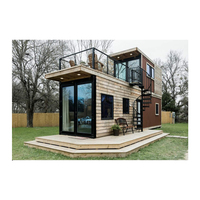 Maison en bois pliable idéale pour un salon, kit pliable, conception moderne, conteneur extensible, à bas prix, livraison gratuite