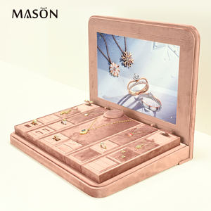 Support <span class=keywords><strong>de</strong></span> présentation <span class=keywords><strong>de</strong></span> bijoux <span class=keywords><strong>de</strong></span> luxe Mason, support <span class=keywords><strong>de</strong></span> présentation en PU, support <span class=keywords><strong>de</strong></span> présentation <span class=keywords><strong>de</strong></span> bijoux, magasin, bracelet, collier, bague, boucles d'oreilles, ensemble complet - Product Image 2