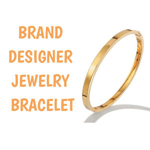 Marka tasarımcısı doğrudan fabrikasından takılar toptan marka bilezik kolye küpe yüzük aksesuarları takı seti - Product Image 3